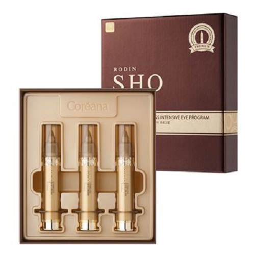 Bộ 3 ống Kem dưỡng chăm sóc chuyên sâu vùng mắt Rodin SHO Timeless Intensive Eye Program + Tặng kèm 2 Set Sample ngẫu nhiên