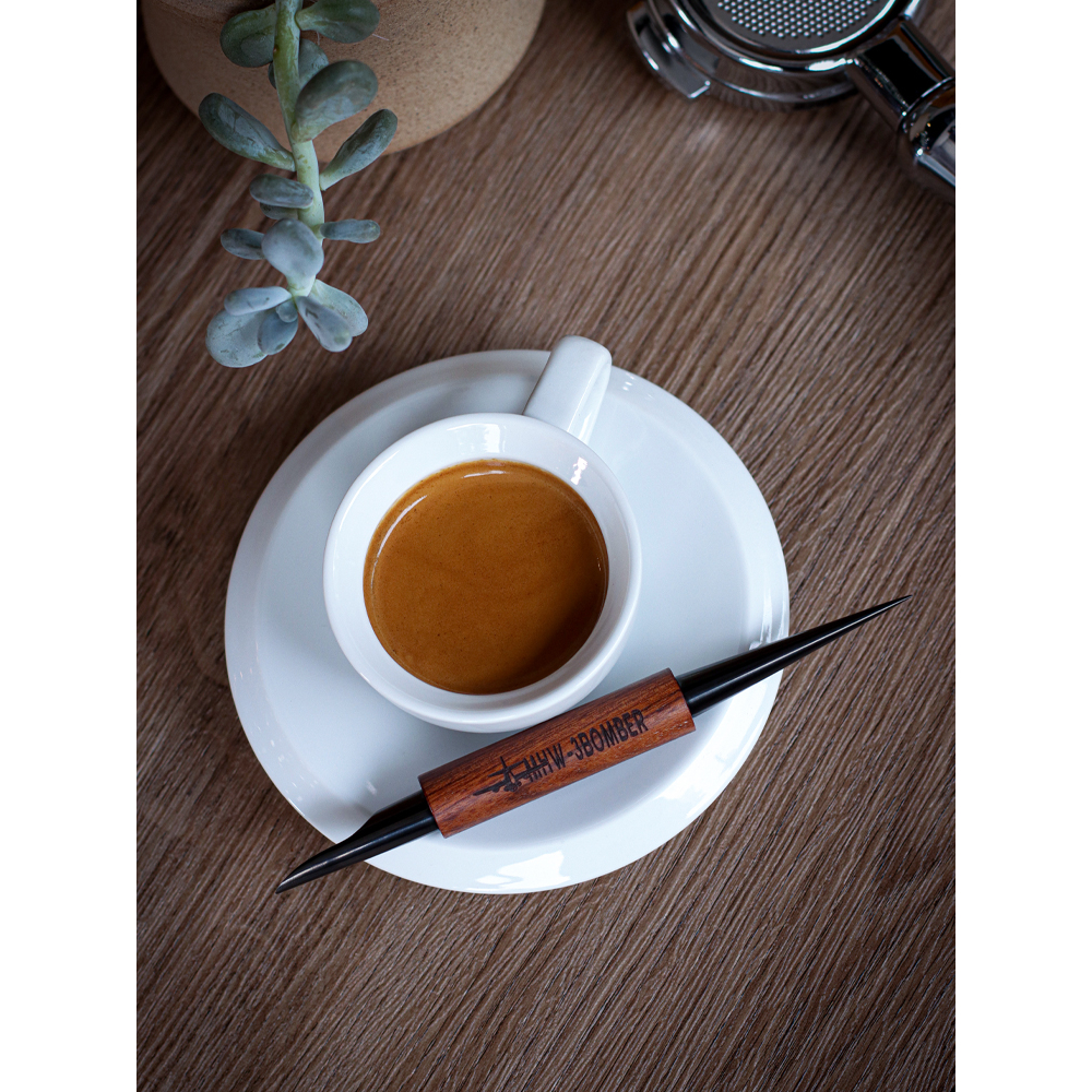 Bút Vẽ Nghệ Thuật Cà Phê Latte Art 152mm Bằng Gỗ MHW-3BOMBER | COFFEE ART NEEDLE RED ROSEWOOD
