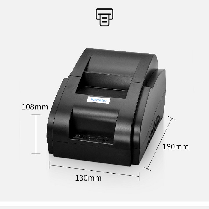 Máy In Hóa Đơn Khổ K58 Xprinter 58IIH (USB chỉ in từ máy tính) BẢO HÀNH 12 THÁNG - MẪU GIAO NGẪU NHIÊN - Hàng Chính Hãng