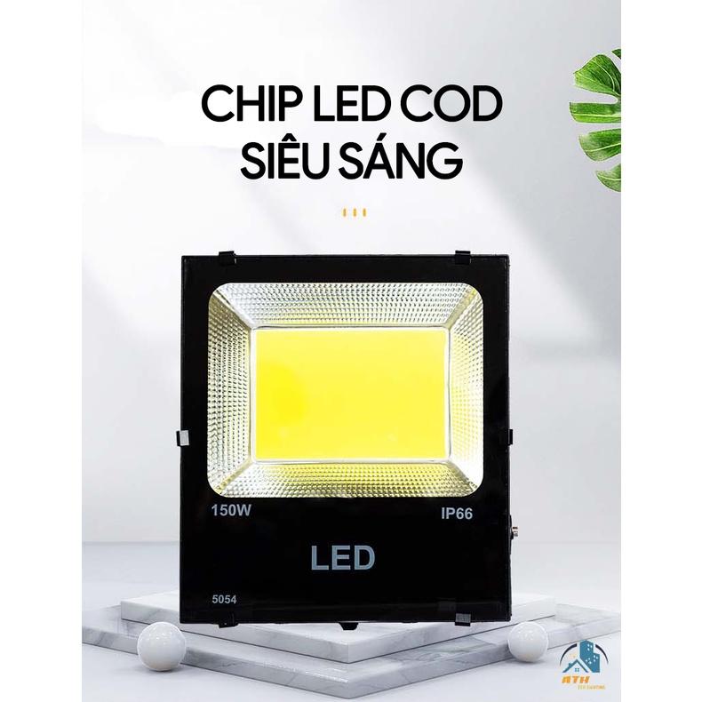 Đèn Pha Led Siêu Sáng chống nước IP66, loại đèn chiếu sáng biển quảng cáo nhà xưởng, sân bóng, sân vườn