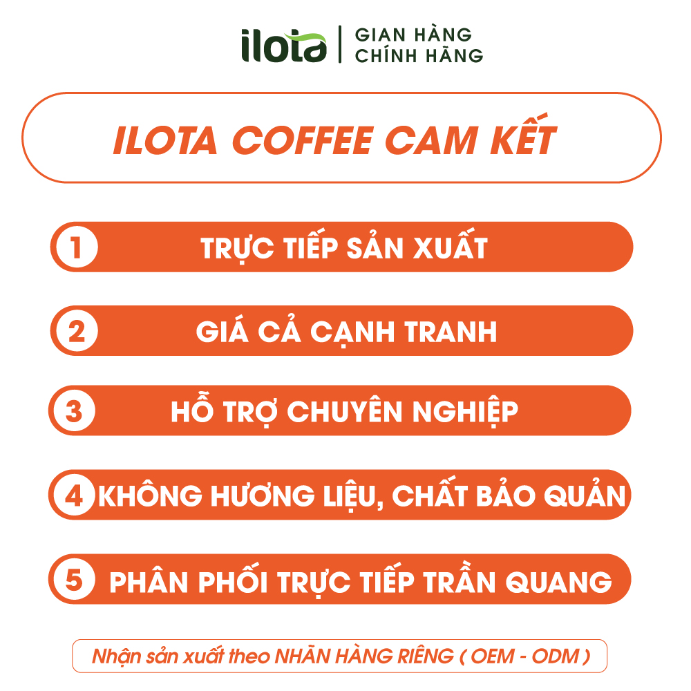 Cà phê Hoà tan 3 in 1 Goodmorning (bịch 24 gói x 20gr) Cafe sữa uống liền Trần Quang Coffee