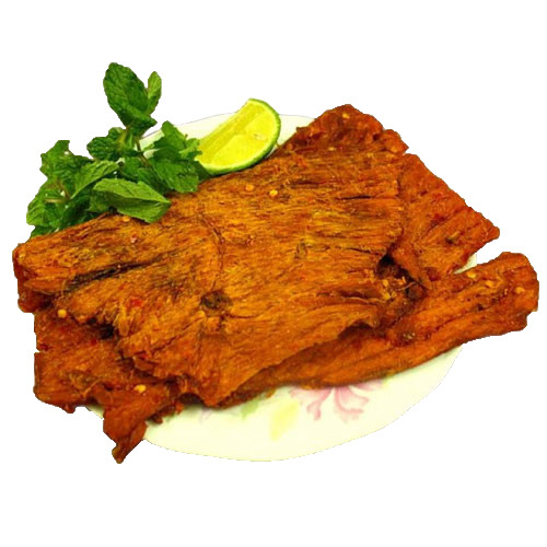 Khô Bò Dạng Miếng Loại Mềm Và Cay - Món Ăn Ngon