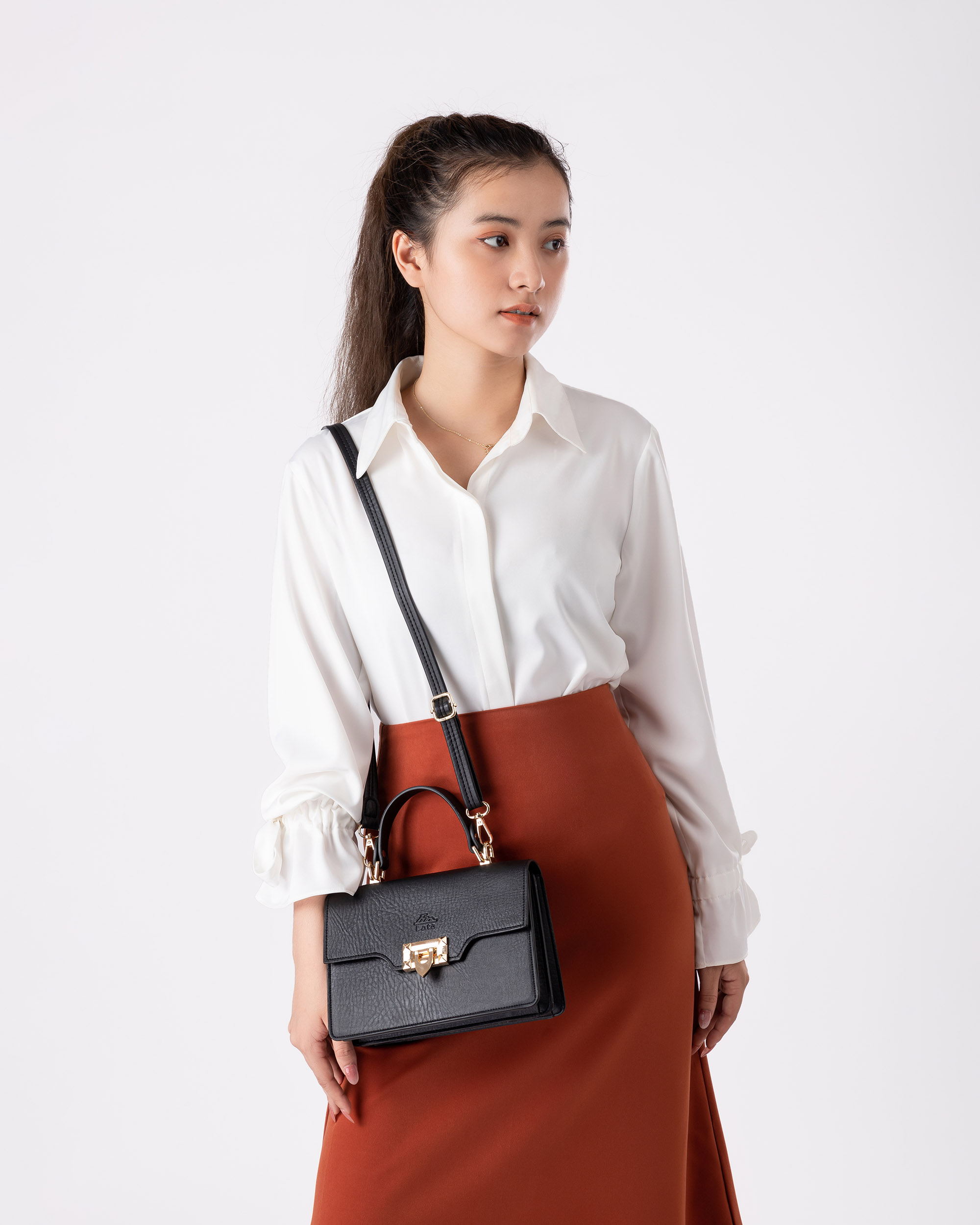 Túi Lata ( Thời trang nữ đi chơi size 21 - Túi đeo chéo nữ HN89 )