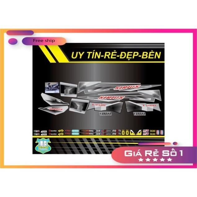 Tem rời Sirius V13 nhận đổi màu theo yêu cầu bảo hành màu sắc vĩnh viễn