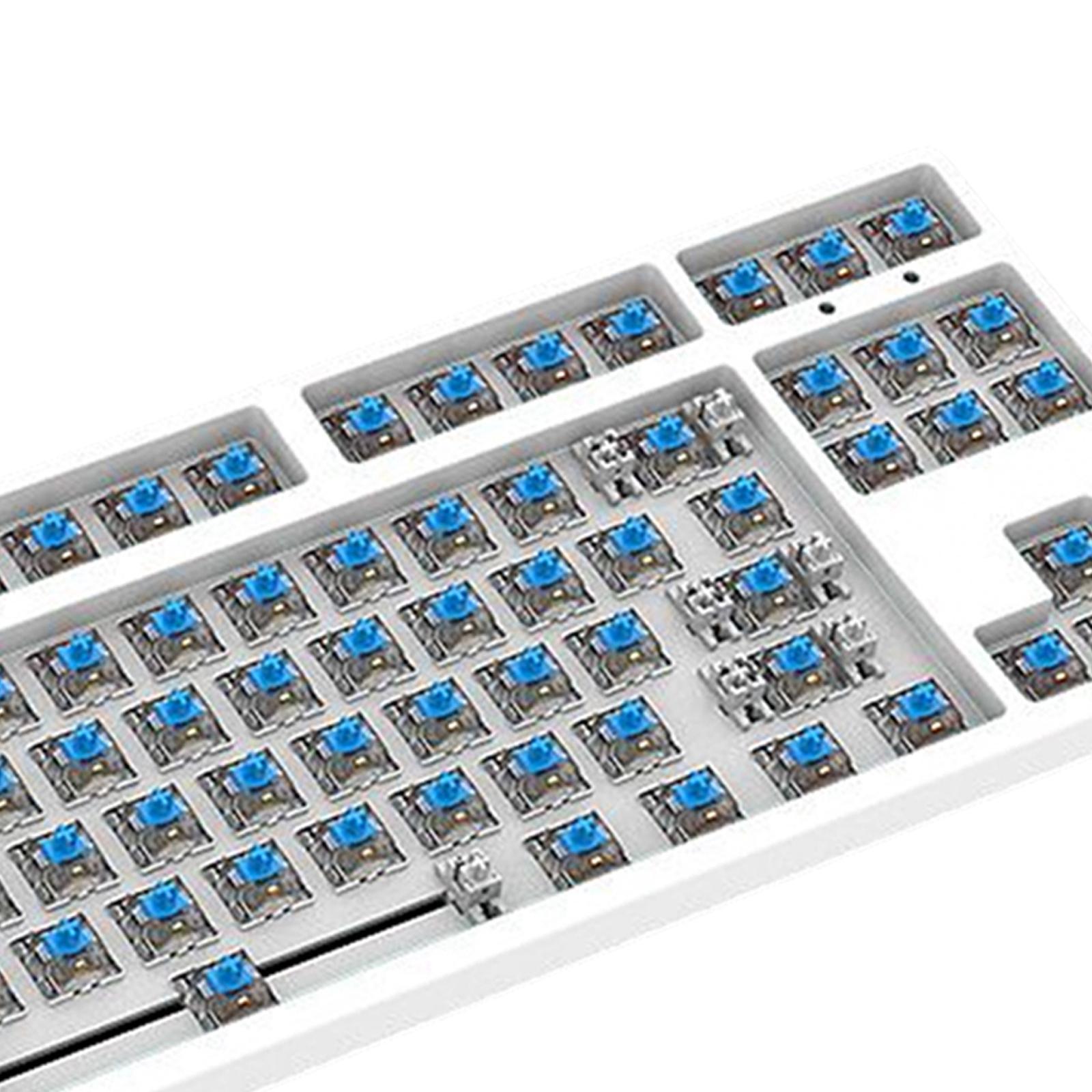 DIY Wired Mechanical Keyboard Kit accessories White