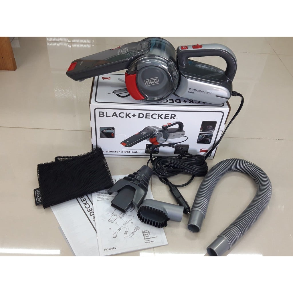 Máy hút bụi xe ô tô cầm tay 12V Black&Decker PV1200AV- Hàng chính hãng