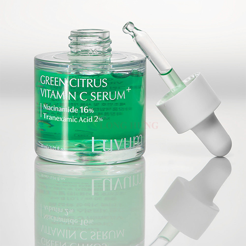 Tinh chất dưỡng sáng da Luvum Green Citrus Vitamin C Serum Plus (30ml) - Hàng chính hãng