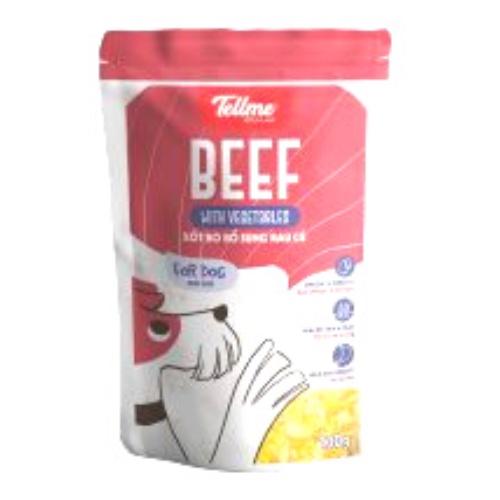 Pate và sốt dành cho chó Tell Me dinh dưỡng, thơm ngon, nhiều vị