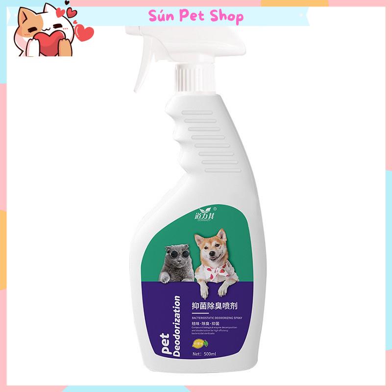 Xịt khử khuẩn cho thú cưng hương chanh 500ml