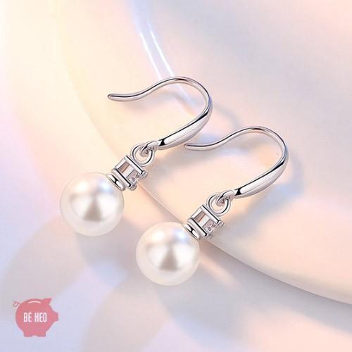 Bông tai ngọc tòng ten đá nhân tạo zircon BHBT78