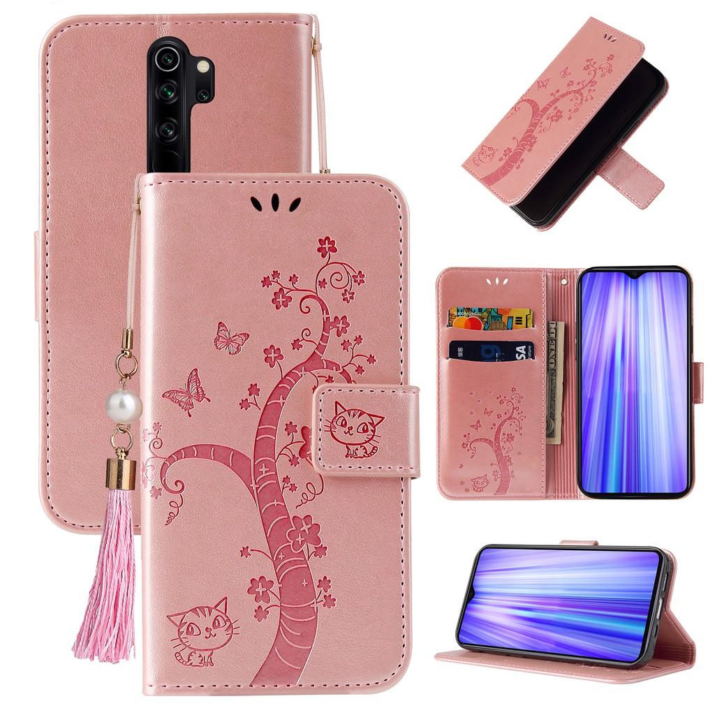 Ốp lưng điện thoại dạng ví da lật có ngăn đựng thẻ cho Xiaomi Redmi Note 8 Pro Note 8T Note 7 Redmi 8 8A 7A