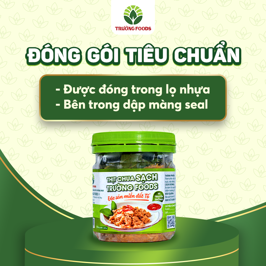 Combo 3 Hộp Thịt Chua Truyền Thống Trường Foods 180g/Hộp