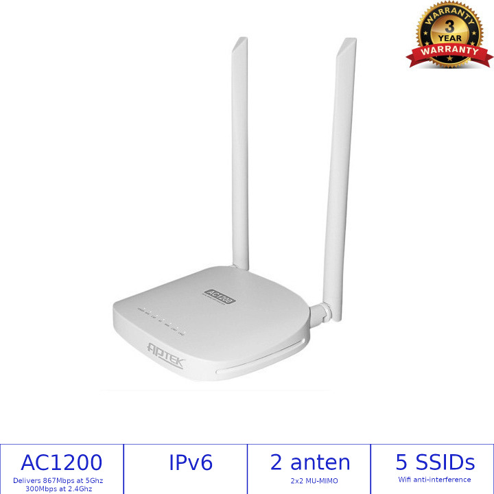 Bộ phát router wifi APTek A12 - Hàng chính hãng.