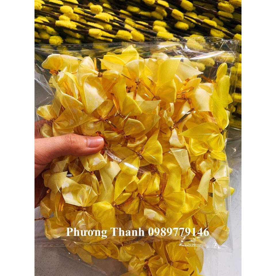 Nơ cột nụ tầm xuân, 2 cm, Bịch 20 cái