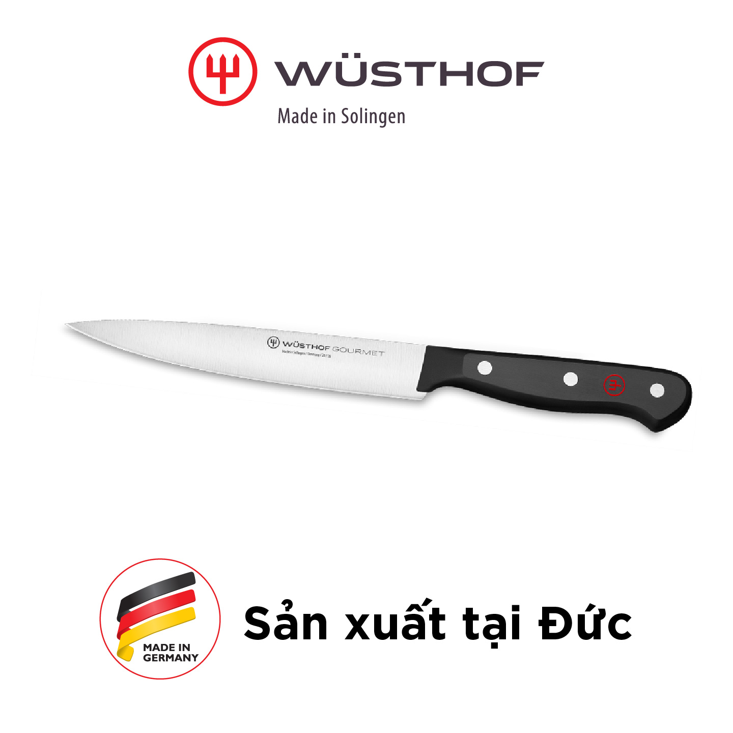 Dao đa năng Wusthof Gourmet 12cm-Hàng chính hãng