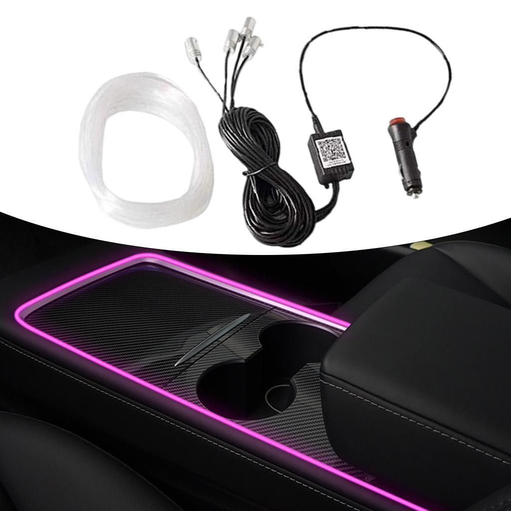 Neon Lights Kit Interior Neon Lights for Tesla Model Decor for model3Y 2021