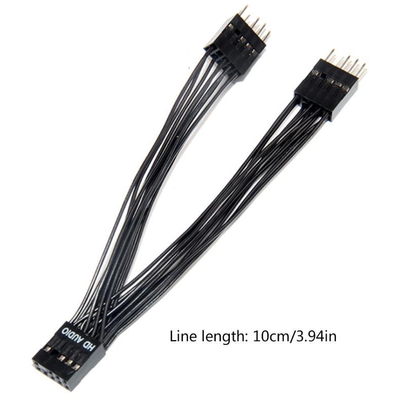 Dây cáp mở rộng cổng USB cho bo mạch chủ 9 Pin dài 10cm