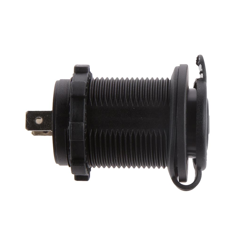 DC 12 V-24 V Chống Thấm Nước Nhẹ Hơn Ổ Cắm Điện Cho Xe Ô Tô Xe Máy