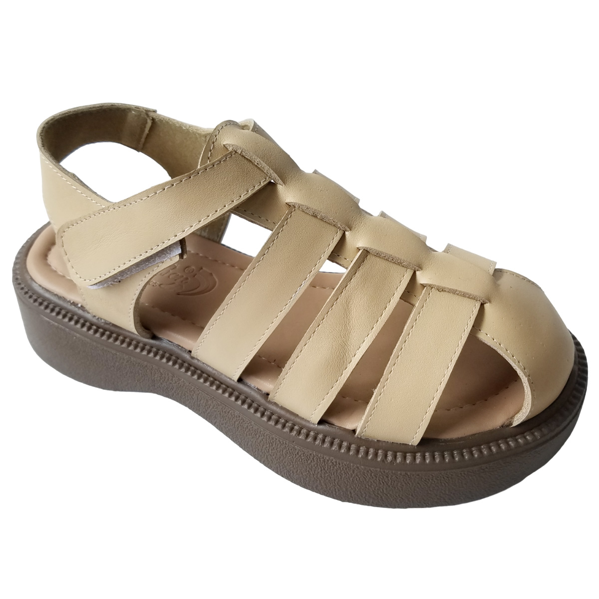 Giày Sandal Nữ Da Bò Thật BIGGBEN Cao 5 phân SDN104