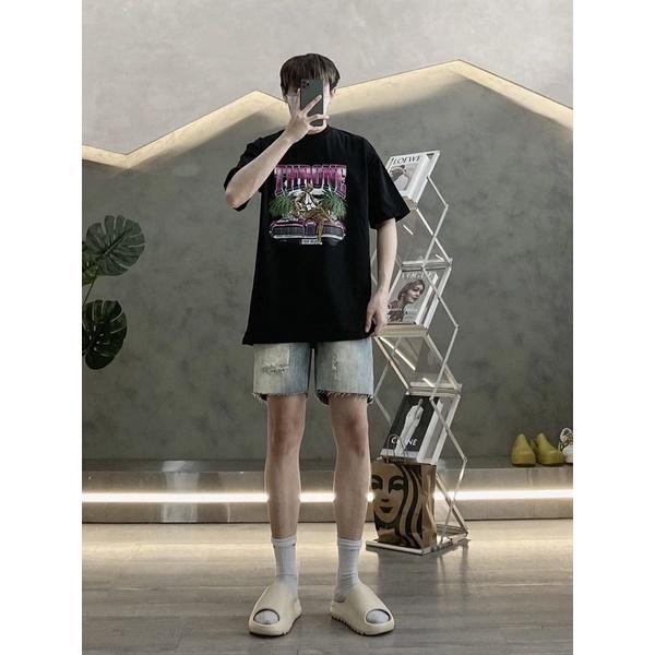 Áo thun unisex áo thun cotton in hoạ tiết cao cấp