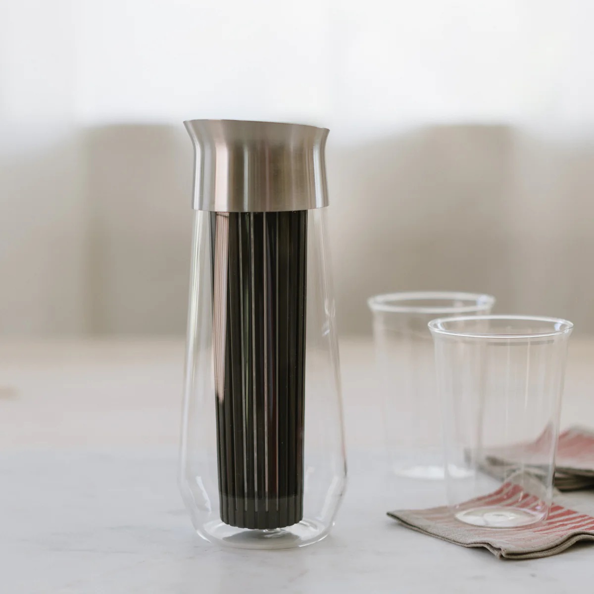 Bình Làm Cà Phê Ủ Lạnh Kinto Luce Cold Brew Carafe 1L - Hàng Nhập Khẩu