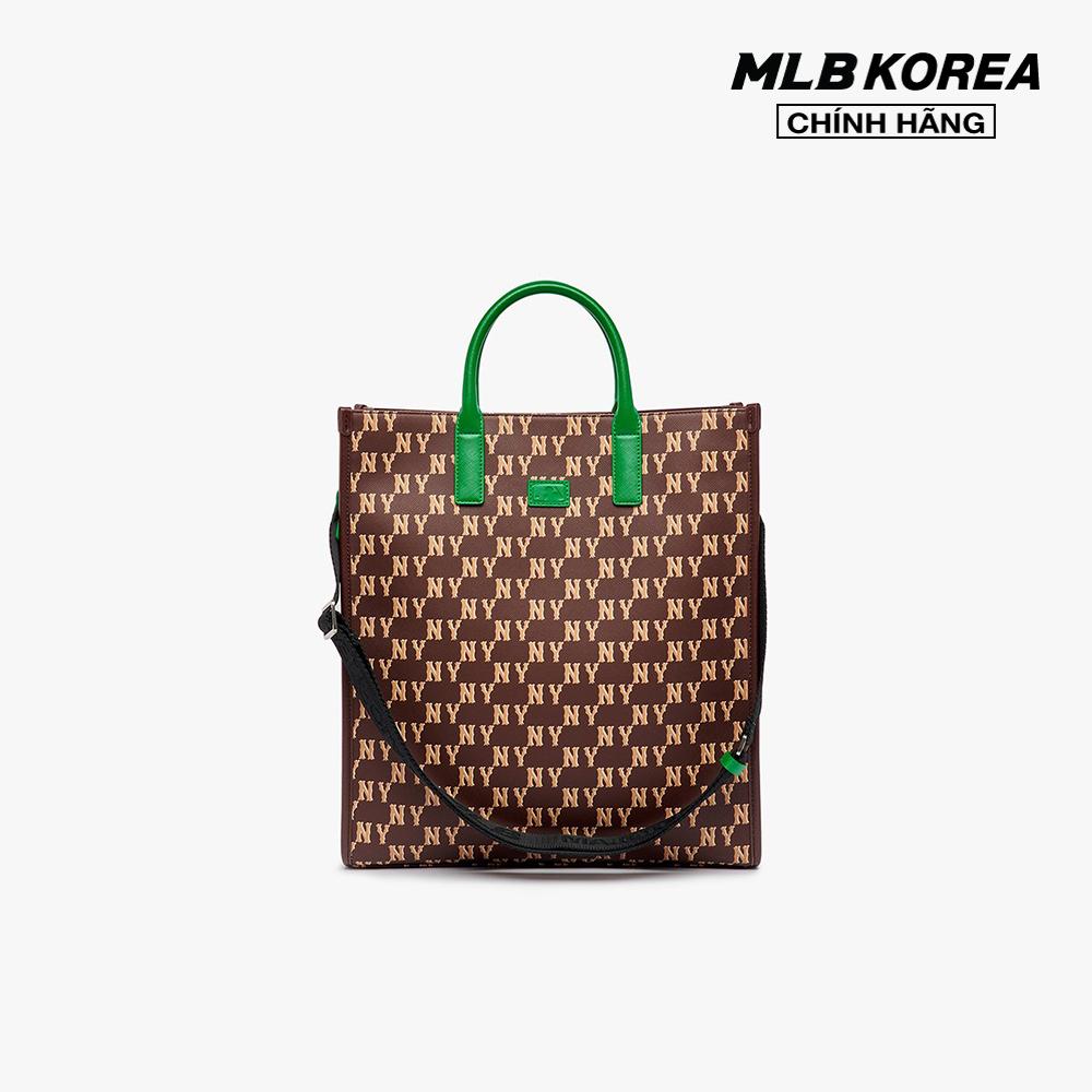 MLB - Túi tote unisex chữ nhật Monotive Coated Canvas Vertical 3AORM053N