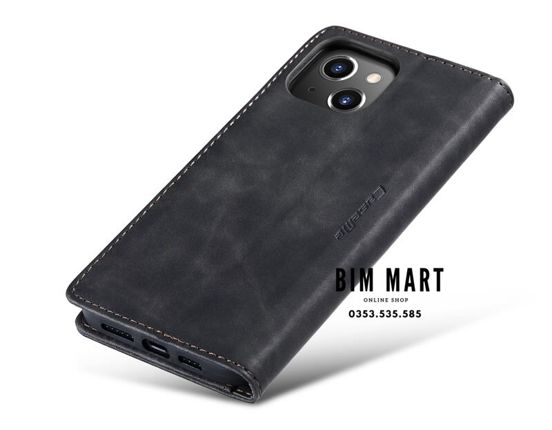 Bao da cao cấp dành cho iPhone 14 dạng ví chính hãng Caseme - Hàng Nhập Khẩu