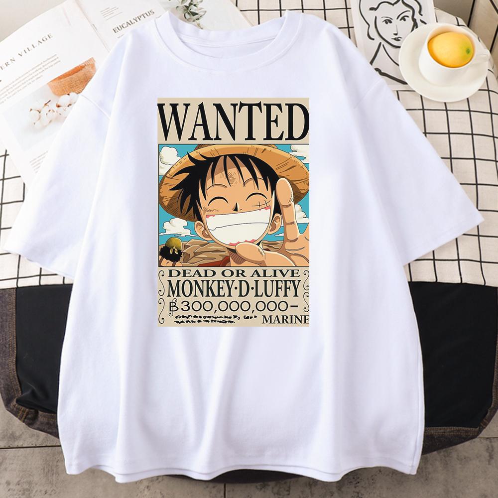 Áo Thun In Họa Tiết One Piece Thời Trang Mùa Hè Thoáng Khí Cho Nam