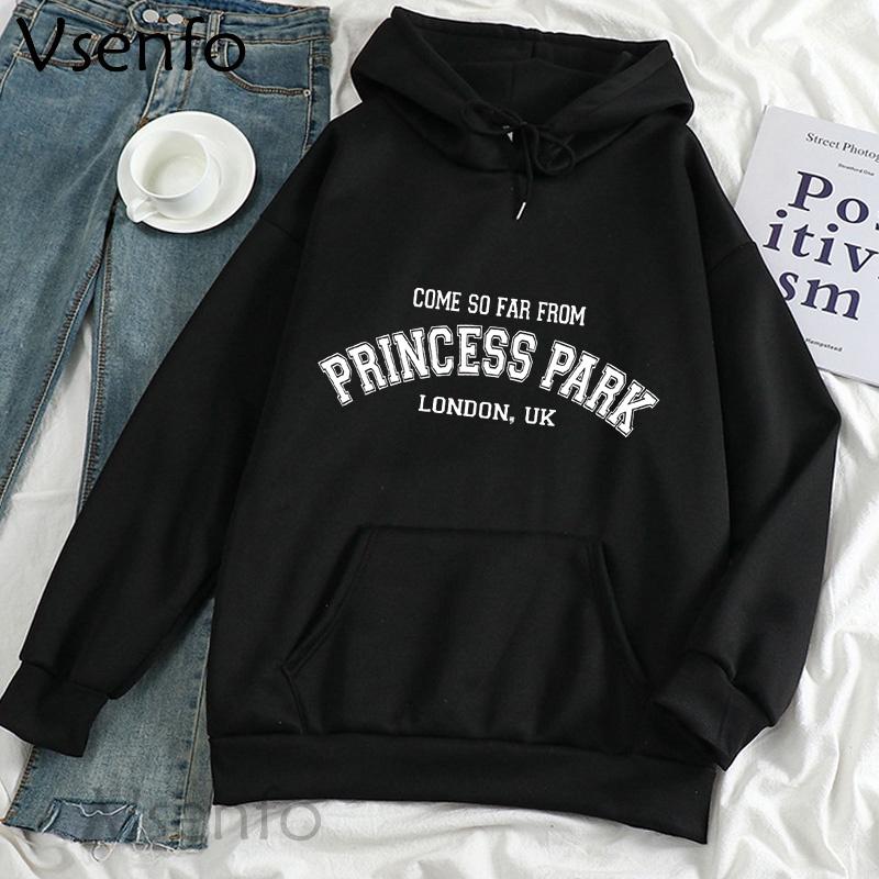 Áo Hoodie nam nữ in chữ PRINCESS PARK