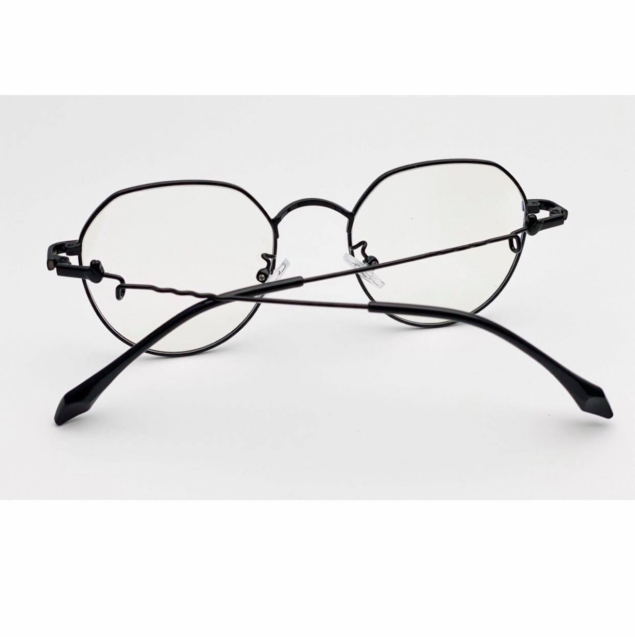 Gọng Kính cận, Kính giả cận vintage Kim loại ulzzang Hàn Quốc - KL29105 + Tặng tuavit Kính Xinh mini