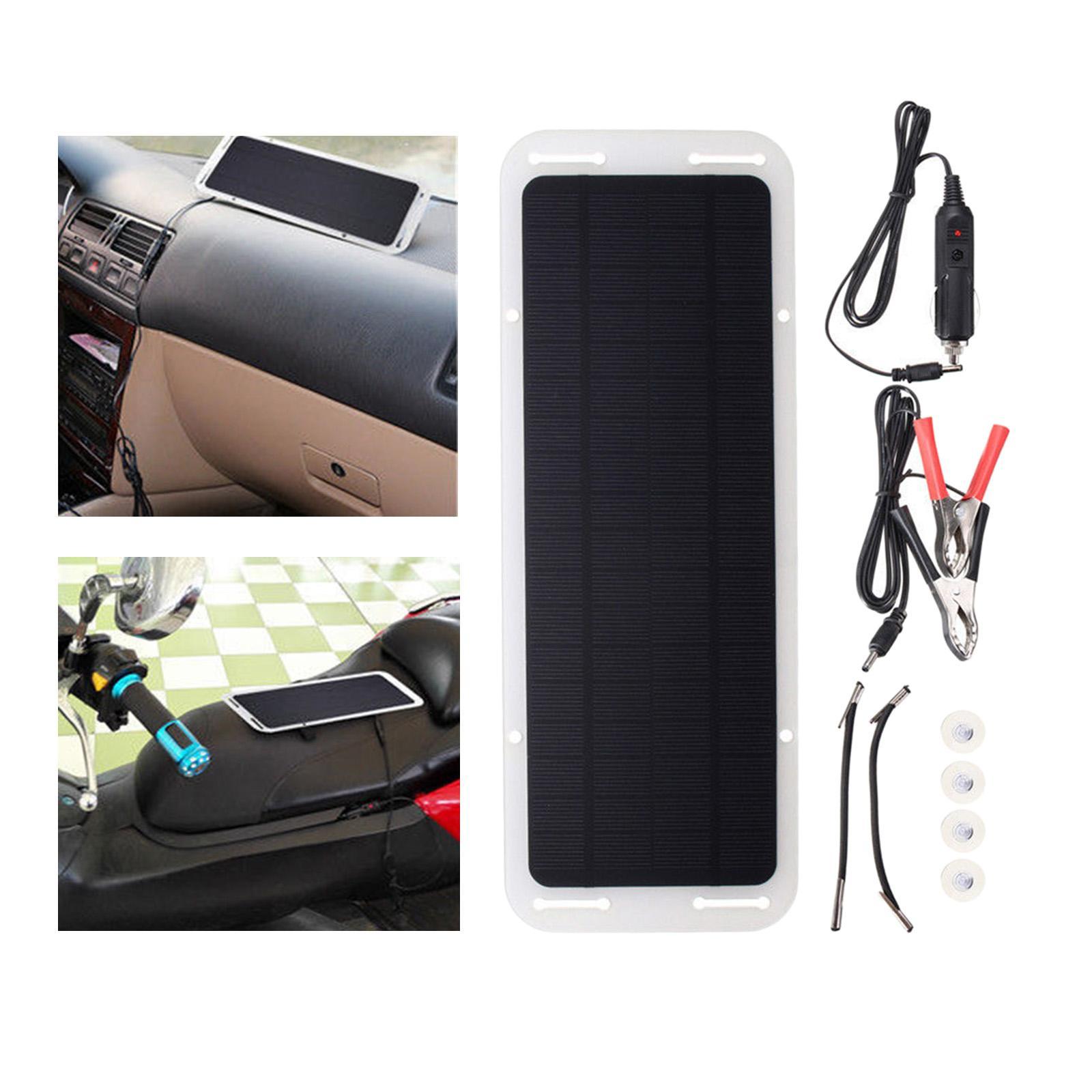 Kit 12V Car Battery Charger for Maintainer Car Windscreen Marine