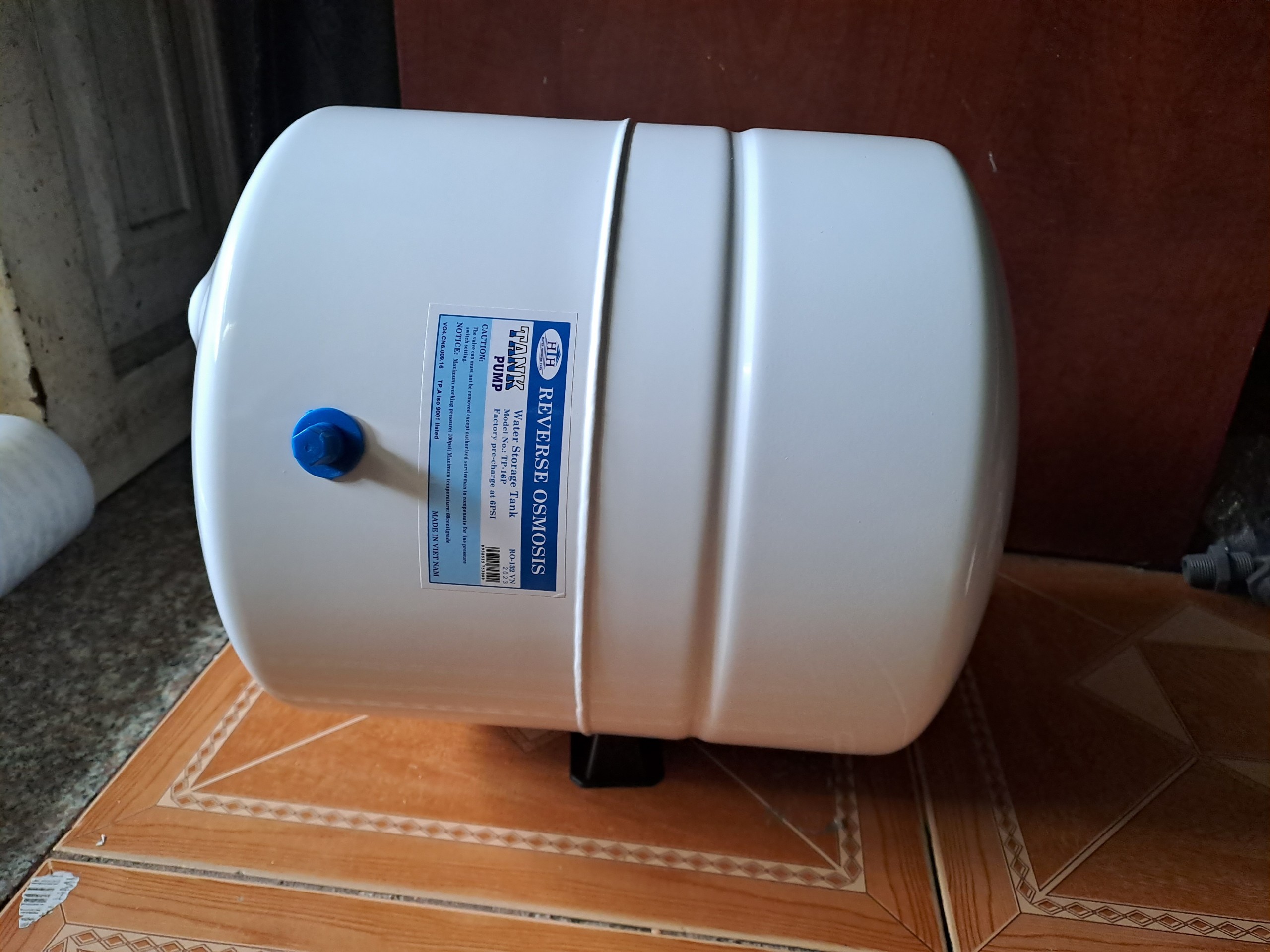 Bình Áp Thép 10 Lít RO - Bình Áp Thép Không Gỉ 10L Cho Hệ Thống Lọc Nước RO - Bảo Hành 1 Năm Với Lỗi Nhà Sản Xuất