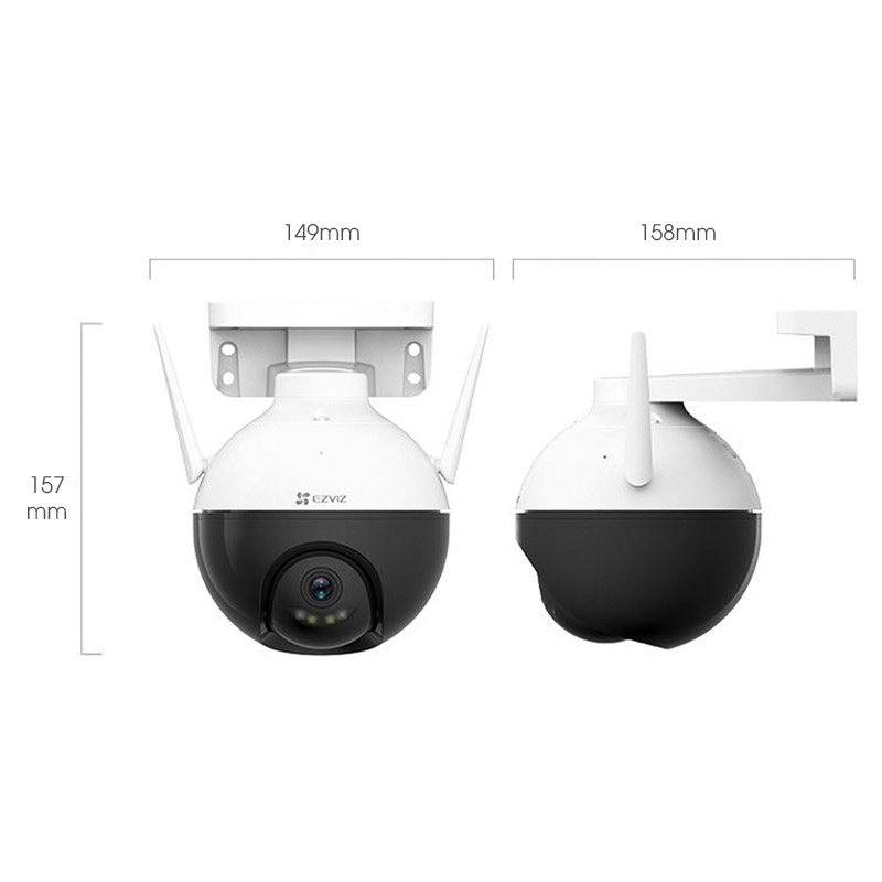 Camera IP Wifi quay quét EZVIZ C8W 4MP - Đàm thoại 2 chiều - Hàng chính hãng