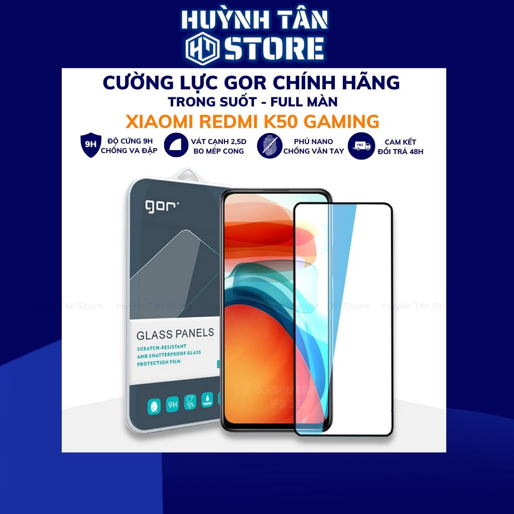 Cường lực redmi k50 k50 pro k50 gaming trong suốt FULL MÀN chống bám vân tay chính hãng GOR phụ kiện huỳnh tân store - Hàng nhập khẩu