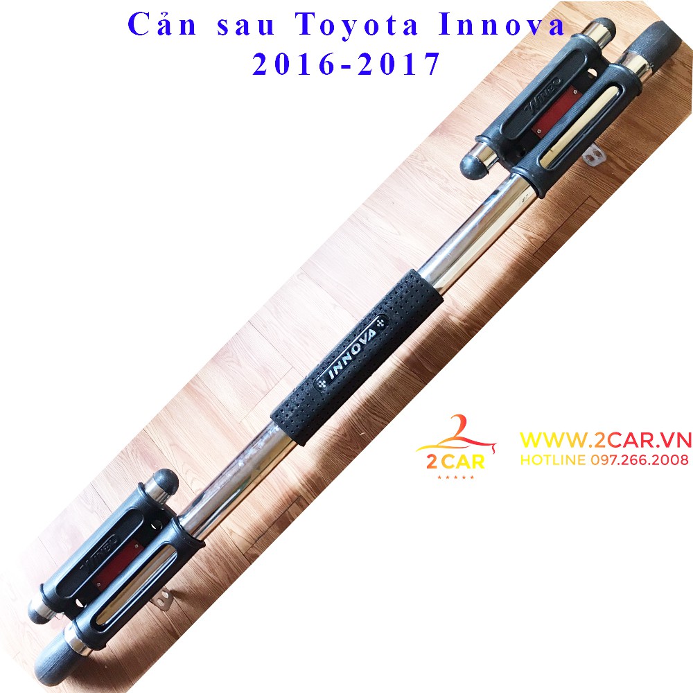 Cản sau xe Toyota Innova 2009 - 2015 loại 2 ống inox cao cấp, chắc chắn