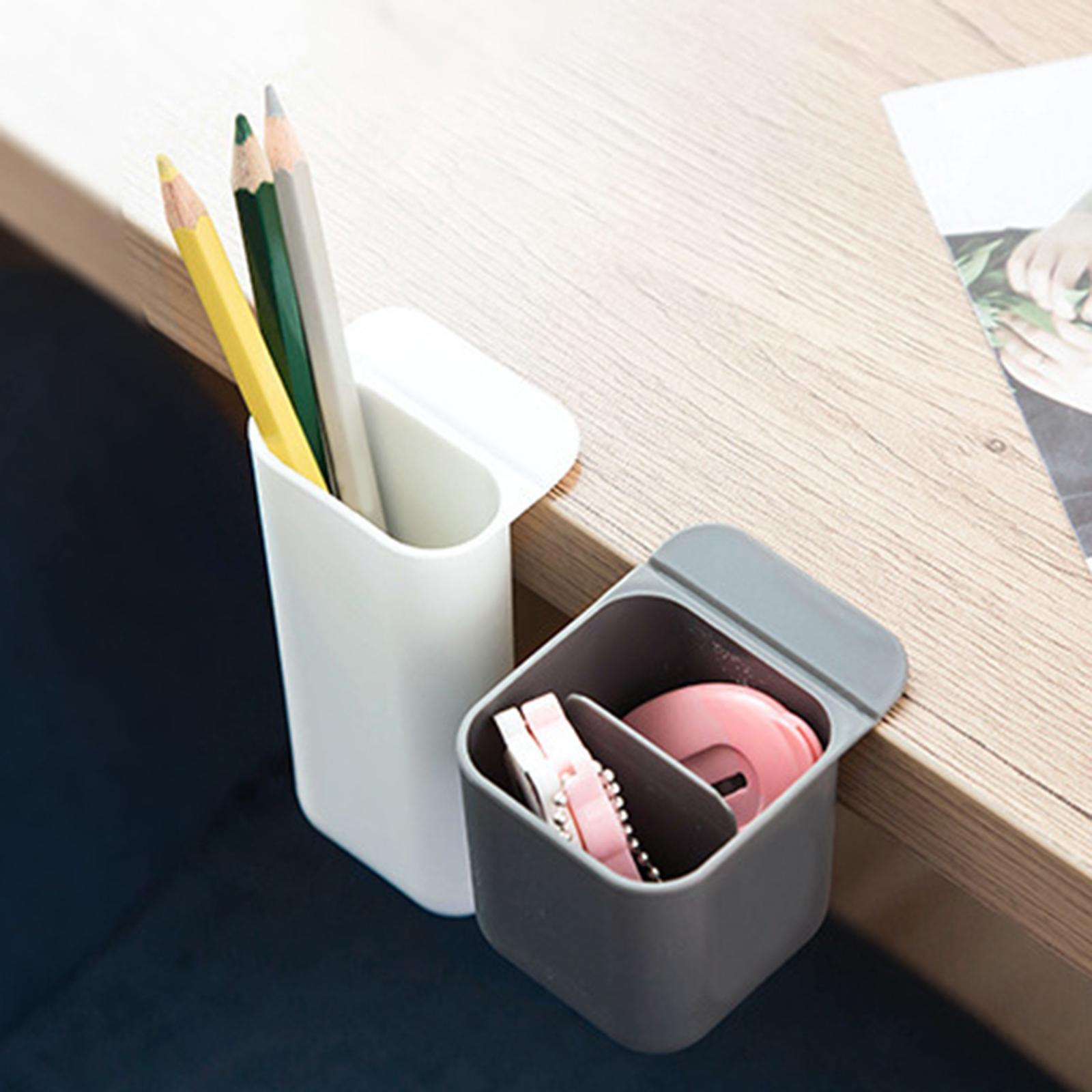 Computer Monitor Pocket Pencil Holder Desktop Accessories Office