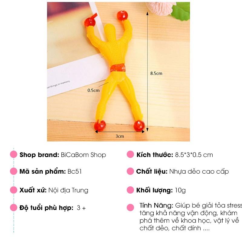 Đồ chơi người nhện leo tường cho bé