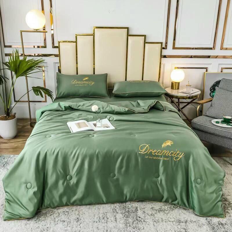 Bộ chăn ga và vỏ gối lụa Tencel Dreamcity nhập khẩu