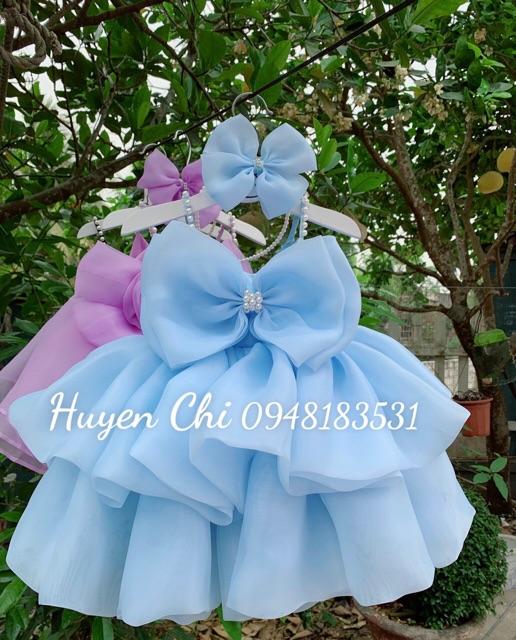 Đầm kiểu Yếm 2 tầng Mã 02 cho bé