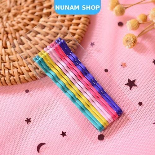 Set 10 kẹp tăm màu sắc trẻ trung năng động Hàn Quốc Nunam Shop