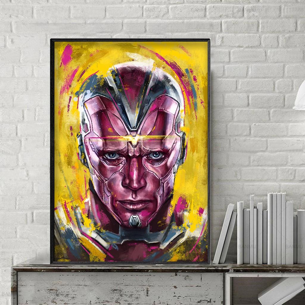 Tranh canvas marvel decor phòng khách, phòng ngủ