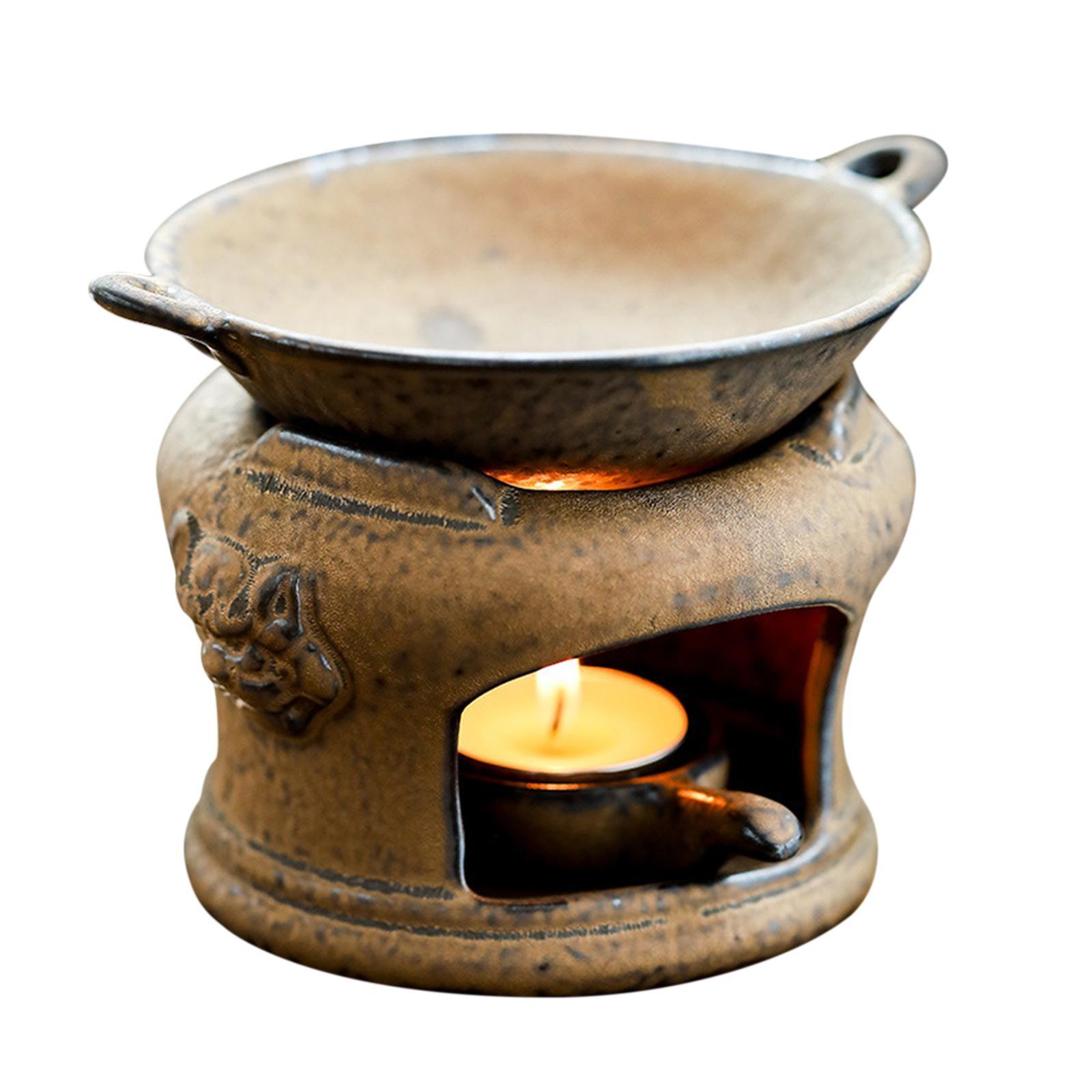 Burner Ceramic Decorative Removable Candle Diffuser Fragrance Oil Warmer