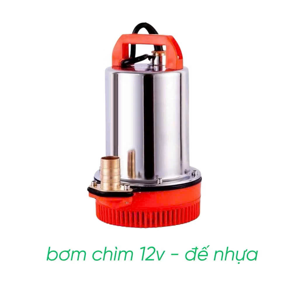 Máy Bơm Chìm 12V Chạy Ắc Quy – Bơm Tõm Lõi Đồng Siêu Bền, Lưu Lượng Mạnh