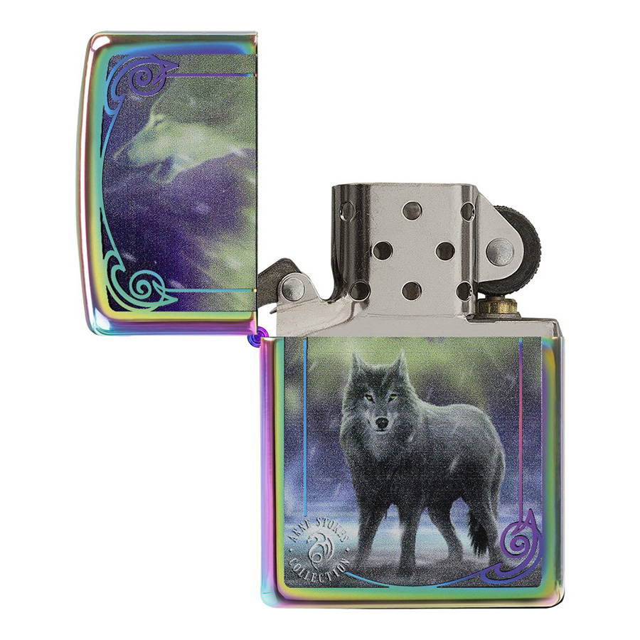 Bật Lửa Zippo 29348 - Anne Strokes Wolf Spectrum