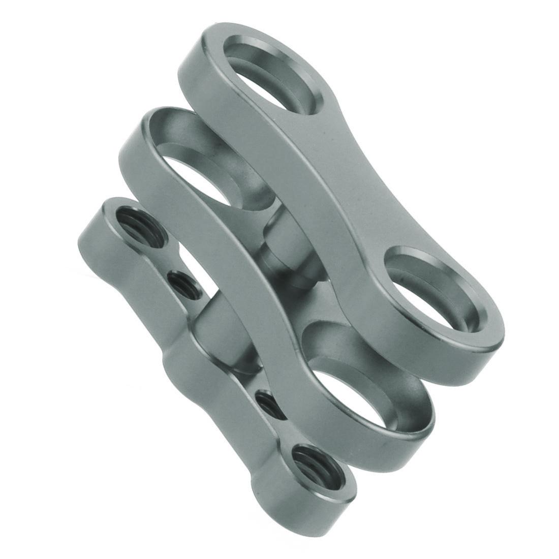 2pcs lặn 1 inch Kẹp bóng chống thả chân ba chân Chim clip 1/4 3/8 gắn cho GoPro 11 Insta360 x3 Chân đuốc nhẹ