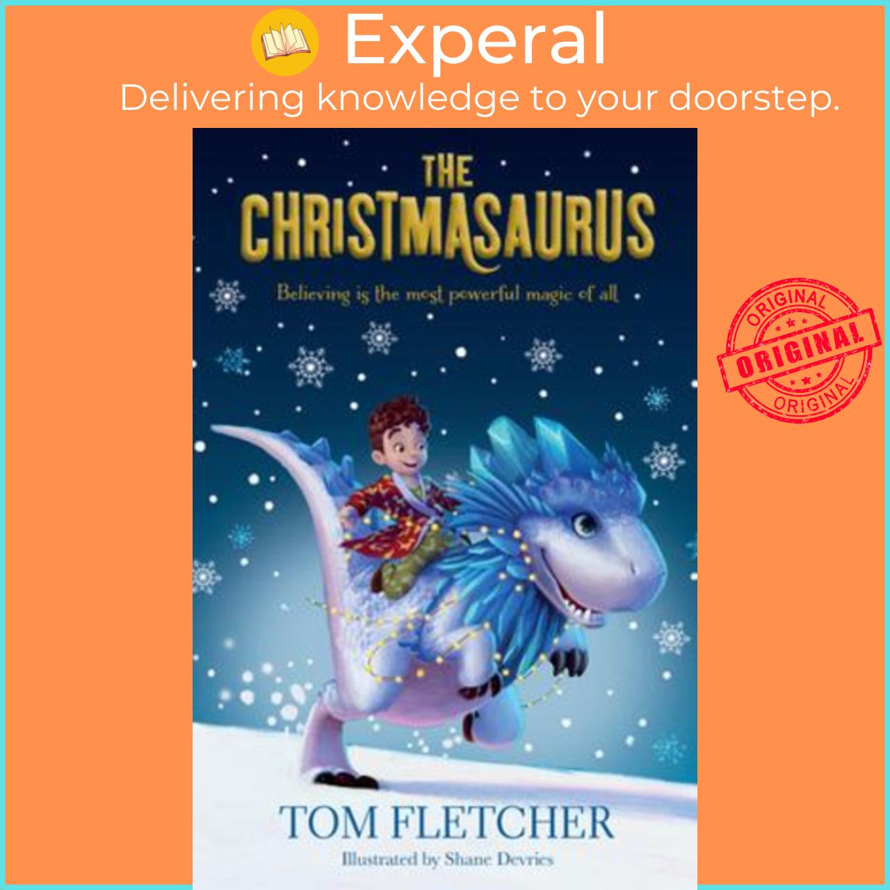Sách - The Christmasaurus by Tom Fletcher (US edition, hardcover)