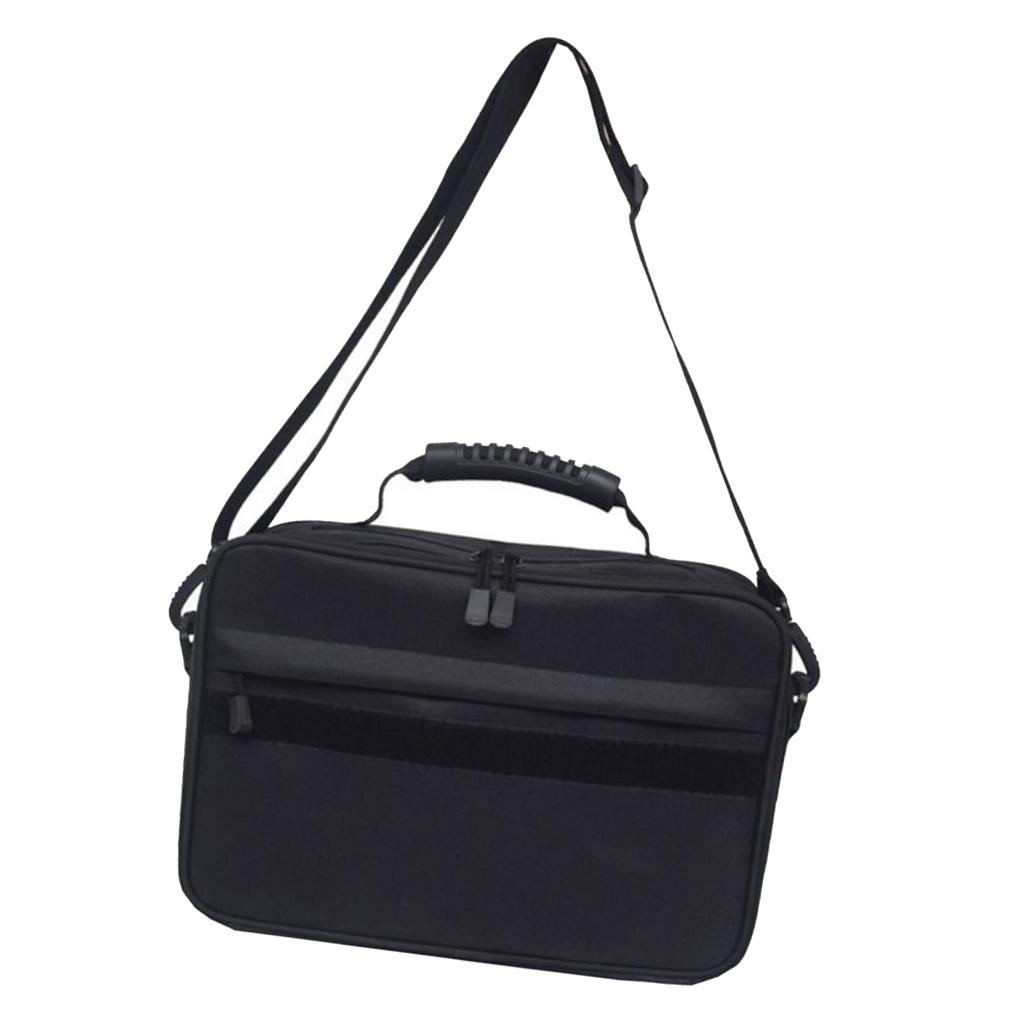 Fishing Reel Storage Bag Large Lure Line Hook Gear Box Tackle Case Holdall Black