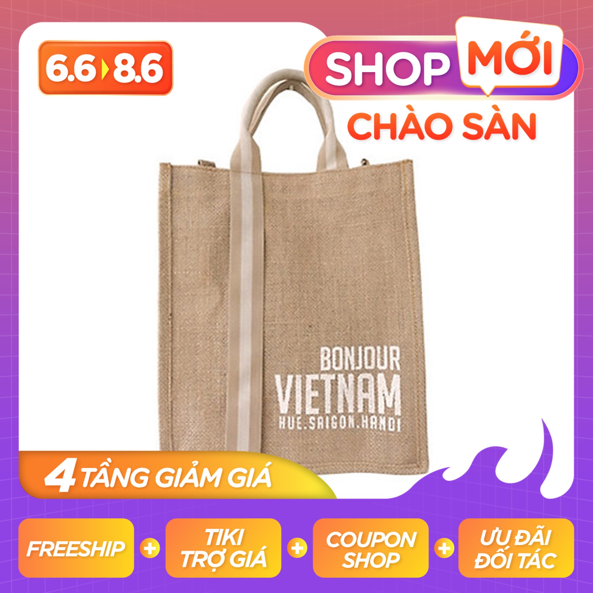 Túi vải đay Maihome - Bonjour Vietnam