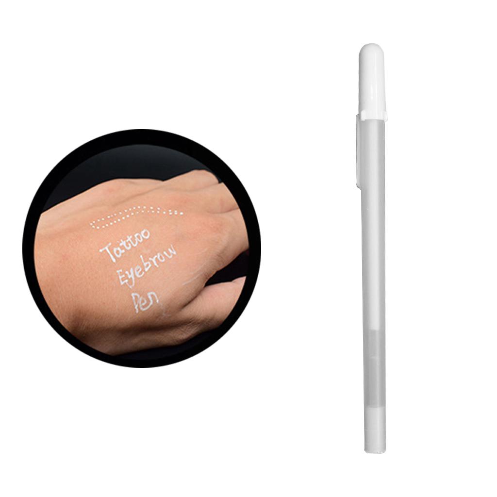 Korean Style White Skin Marker for Piercing Eyebrow Make Up Measuring