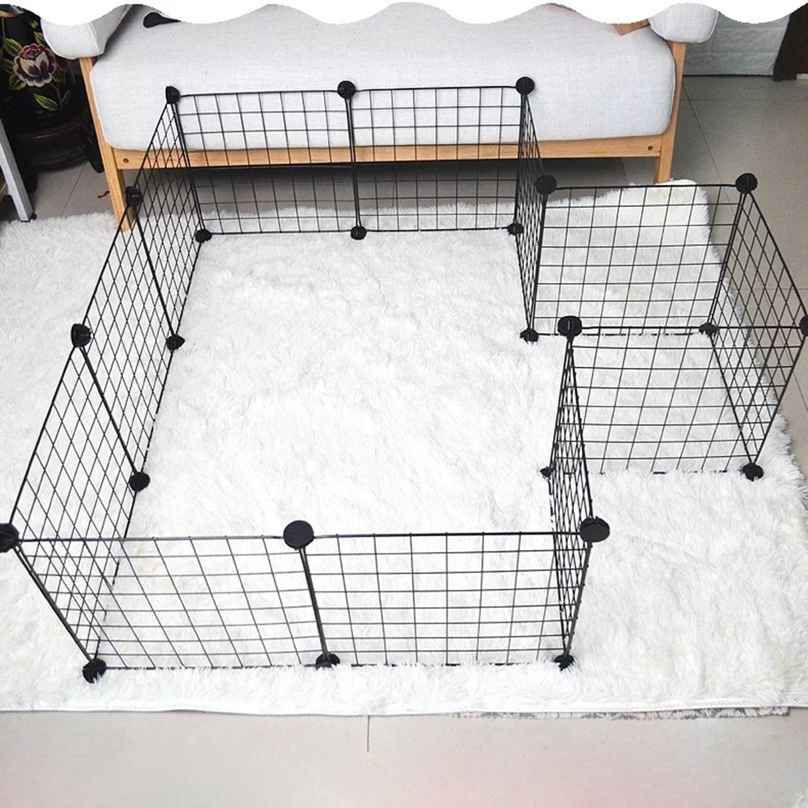 Dog Playpen Indoor Outdoor Dog Playpen Pet Fence for Hedgehog Rabbit Hamster